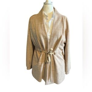 7 for All Mankind Tie-front Oversized Cardigan
